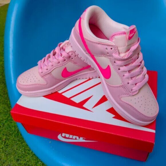 Nike Dunk Low “Pink Foam” | Brand New, All-Pink Aesthetic - Picture 5 of 8